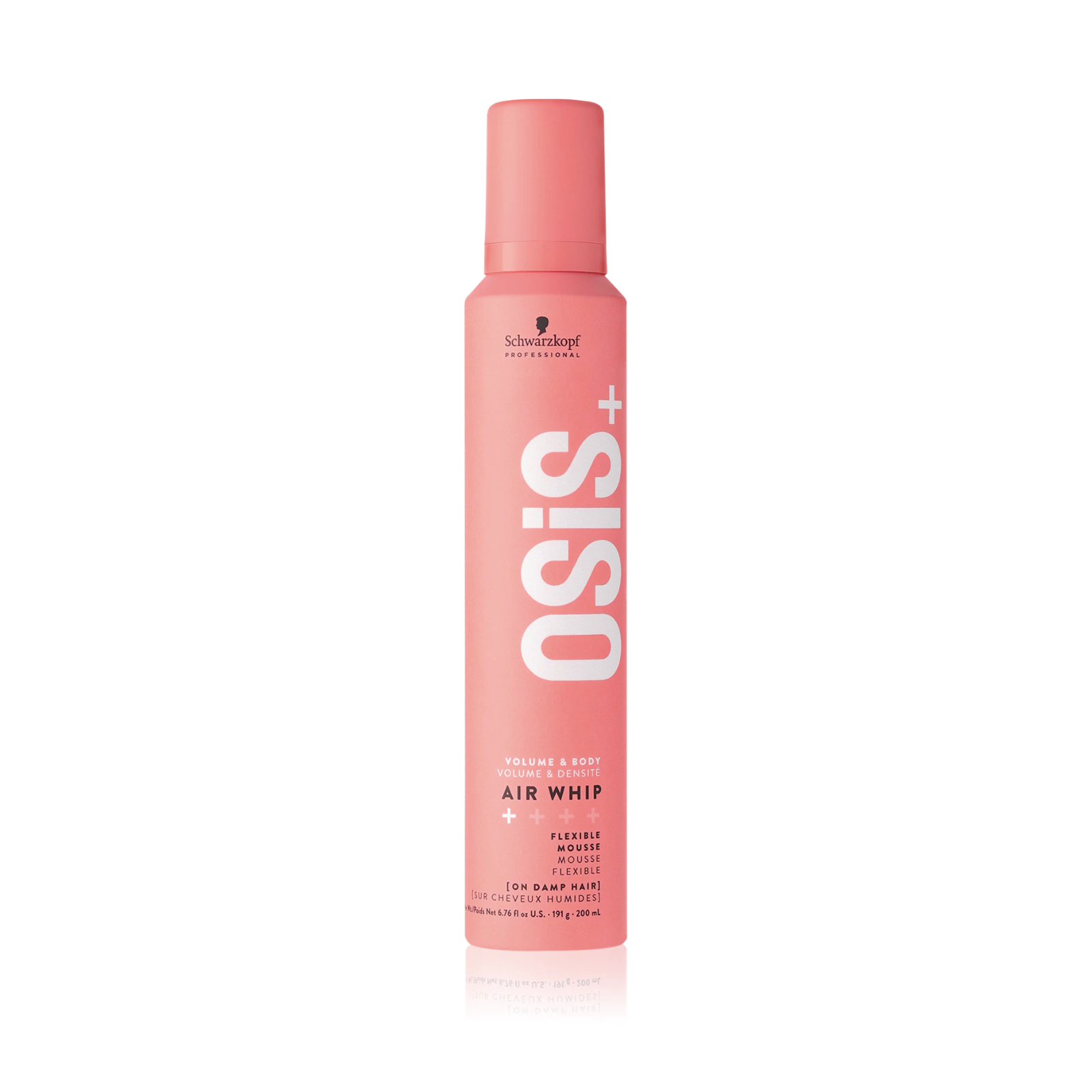 Spumă pentru par cu fixare ușoară  | Schwarzkopf Professional Osis+ Air Whip  200 ml