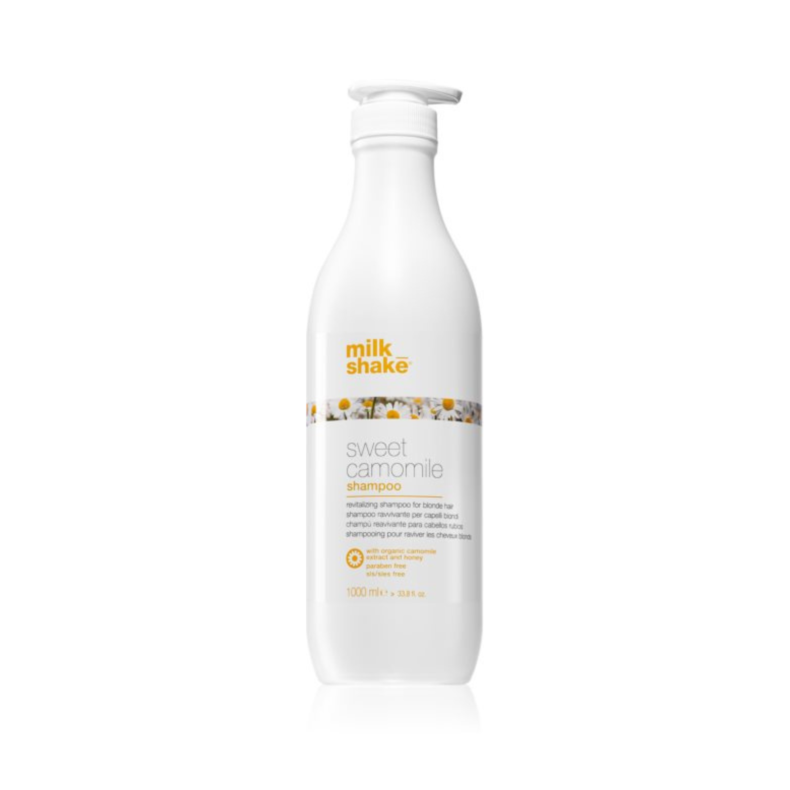 Sampon hidratare si revitalizare pentru par blond, Sweet Camomile - Milkshake