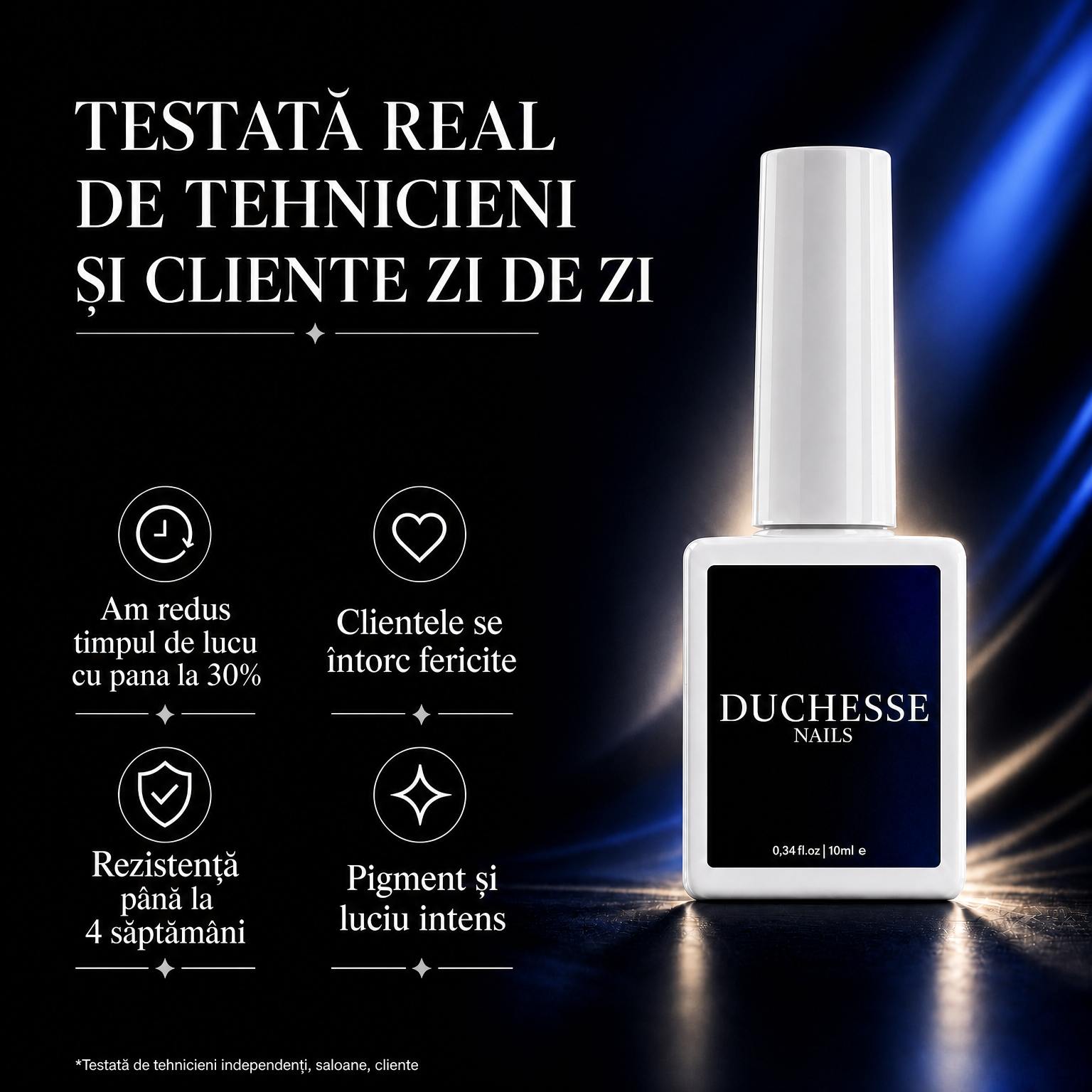 Oja Semipermanenta Unghii, HEMA&TPO FREE, Nuanta Pure White, 10 ml