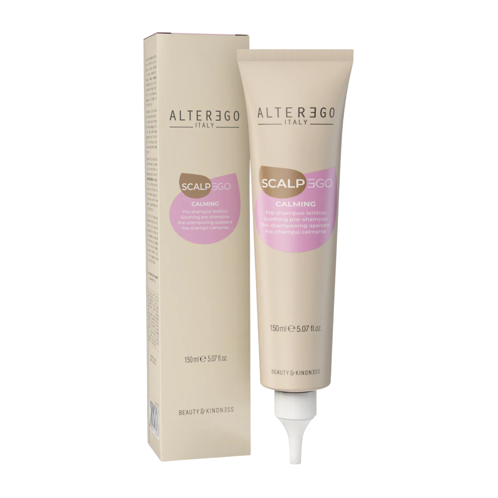 Tratament calmant pre-spalare. pentru scalp sensibil și predispus la roșeață | AlterEgo ScalpEgo Calming Pre-Shampoo 150ml Beautifier.ro