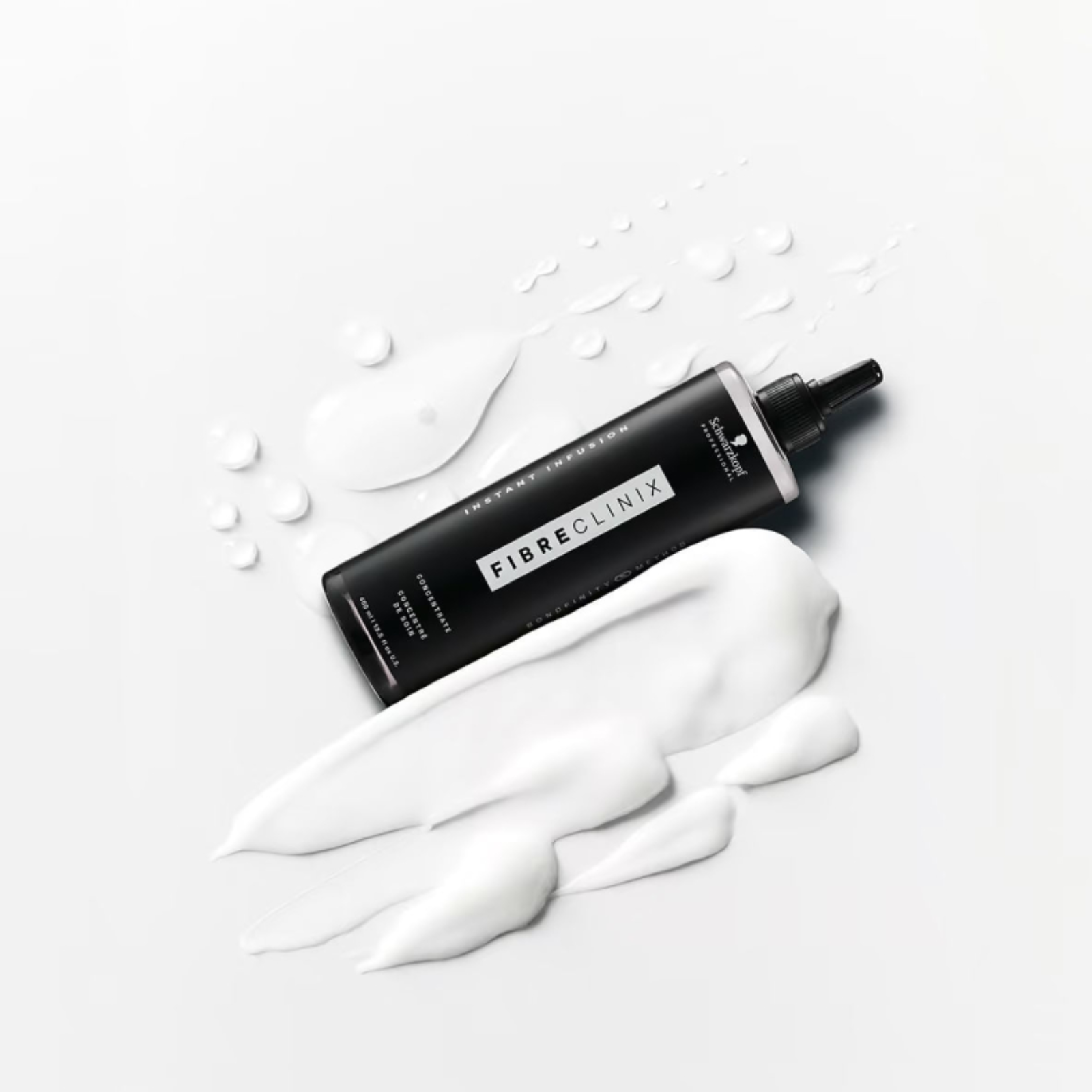 Tratament concentrat pentru toate tipurile de păr, strălucire și netezire | Schwarzkopf Professional Fibre Clinix Instant Fusion 400ml