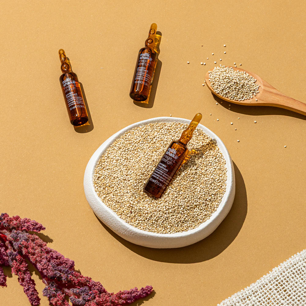 Tratament intens reparator cu proteine | Milkshake Integrity & Strenght Protein Treatment Fiole 8x10 ml Original Romania Beautifier