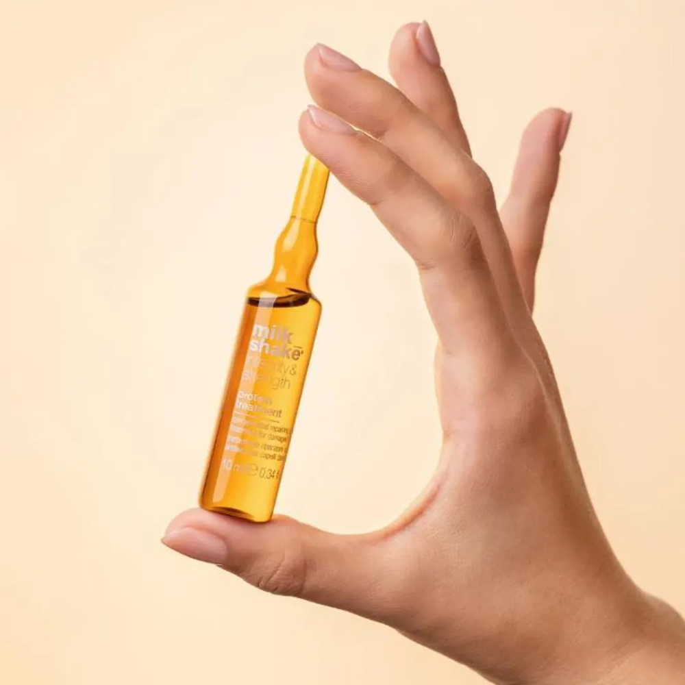 Tratament intens reparator cu proteine | Milkshake Integrity & Strenght Protein Treatment Fiole 8x10 ml Original Romania Beautifier