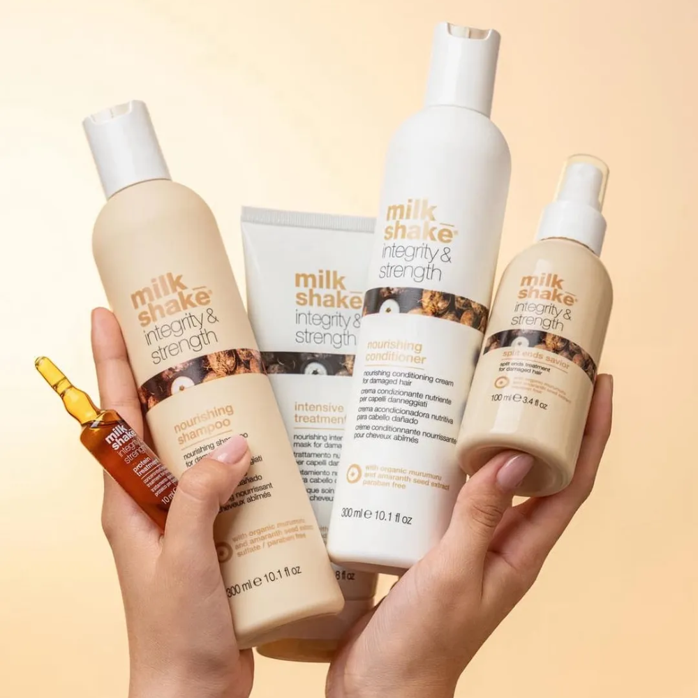 Tratament intens reparator cu proteine | Milkshake Integrity & Strenght Protein Treatment Fiole 8x10 ml Original Romania Beautifier