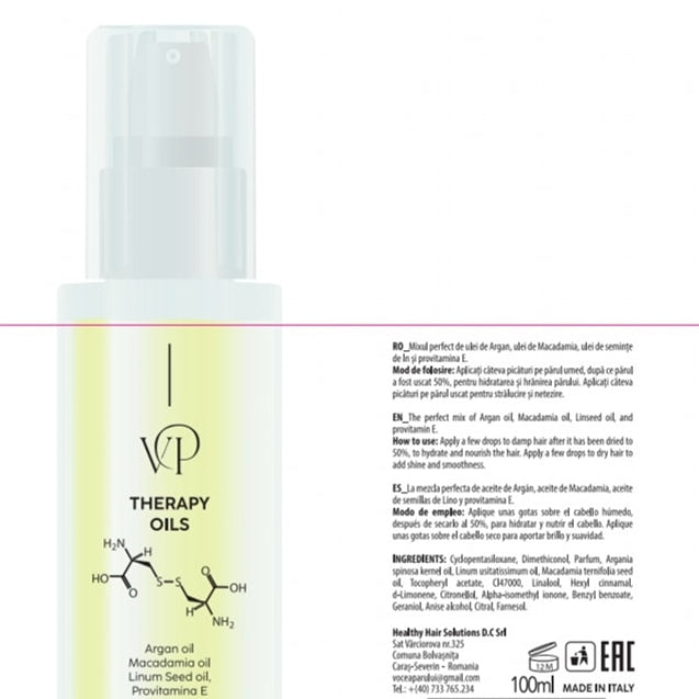 Ulei hidratare si reparare | Vocea Parului Therapy Oils