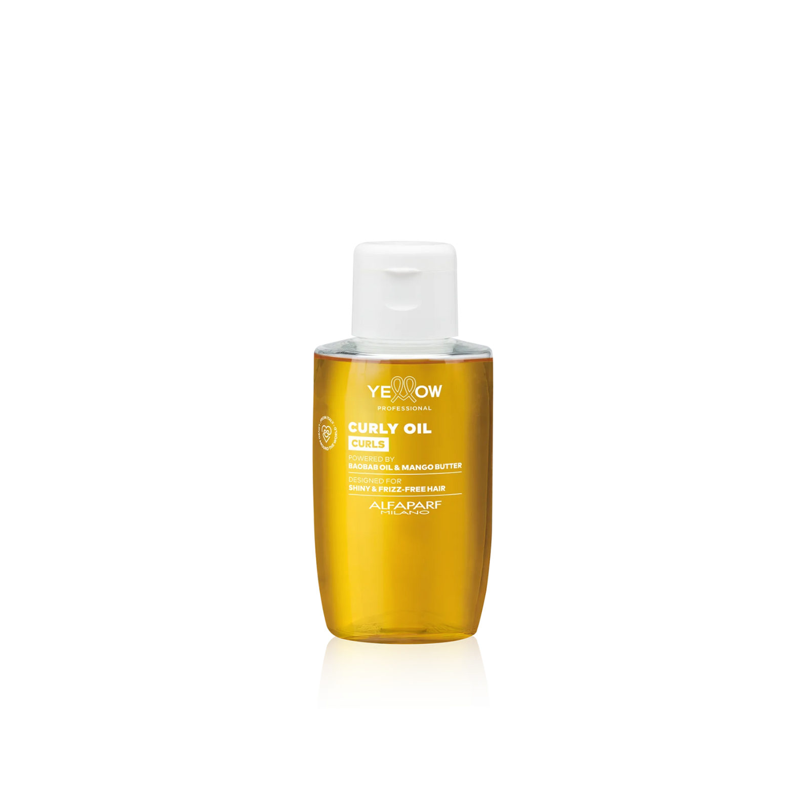 Ulei nutritiv pentru păr creț și ondulat Alfaparf Yellow Professional Curls Curly Oil 125 ml Beautifier.ro