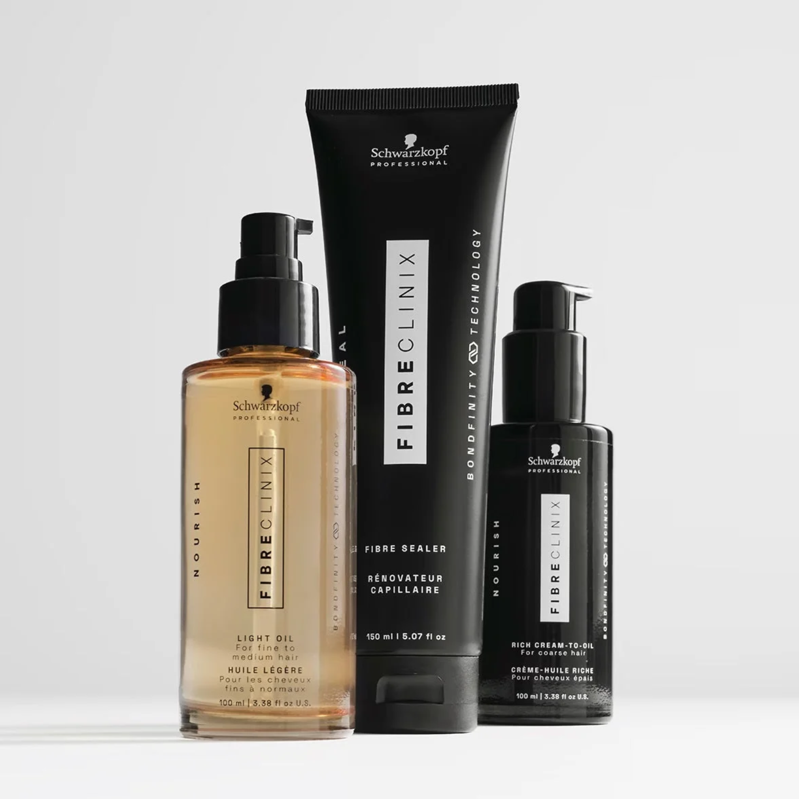 Ulei reparator cu protecție termică pentru păr fin și normal | Schwarzkopf Professional Fibre Clinix Bondfinity Light Oil 100ml