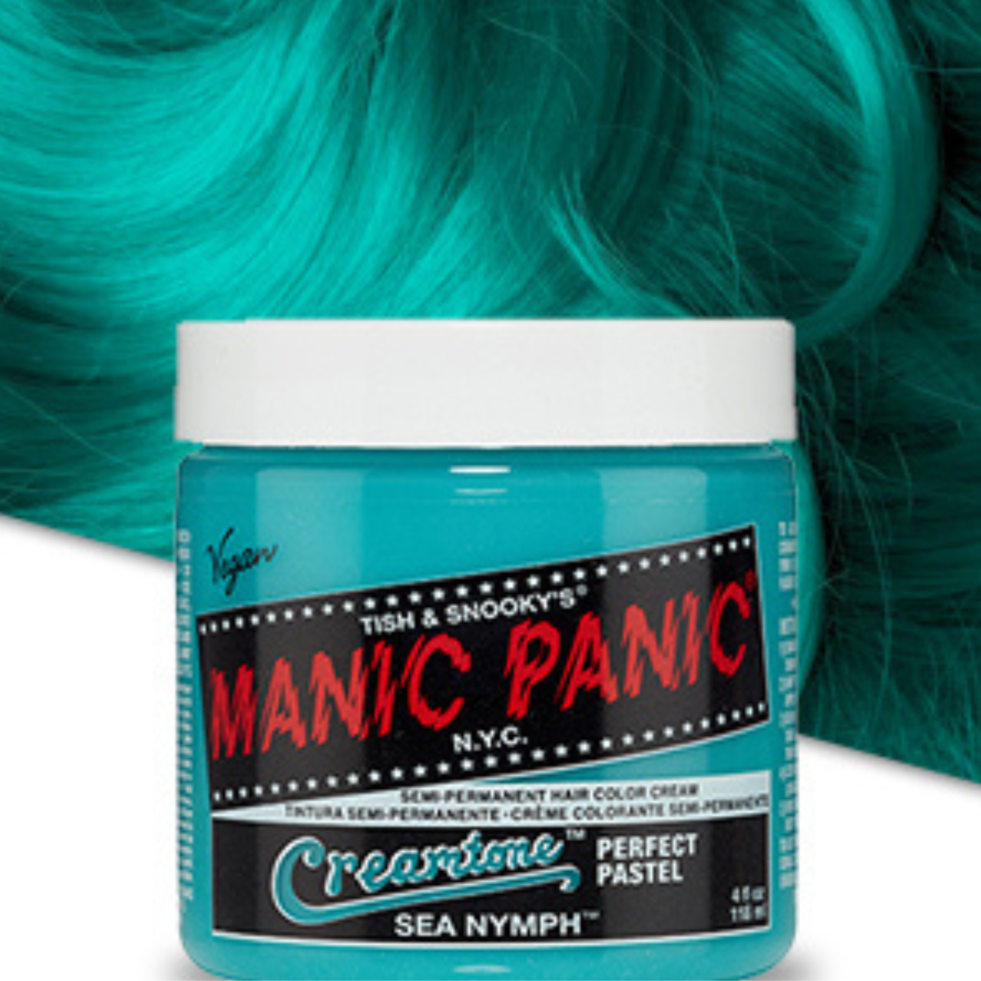 Vopsea de Par Semipermanenta Sea Nymph - Manic Panic 118 ml