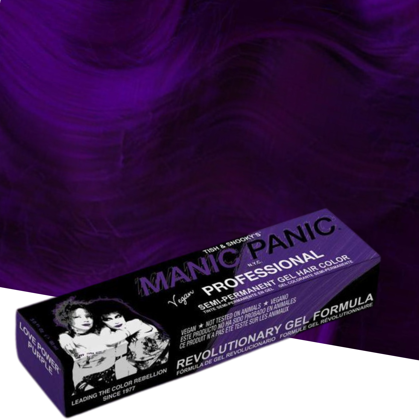 Vopsea Gel de Par Semipermanenta Love Power Purple - Manic Panic Professional 90ml