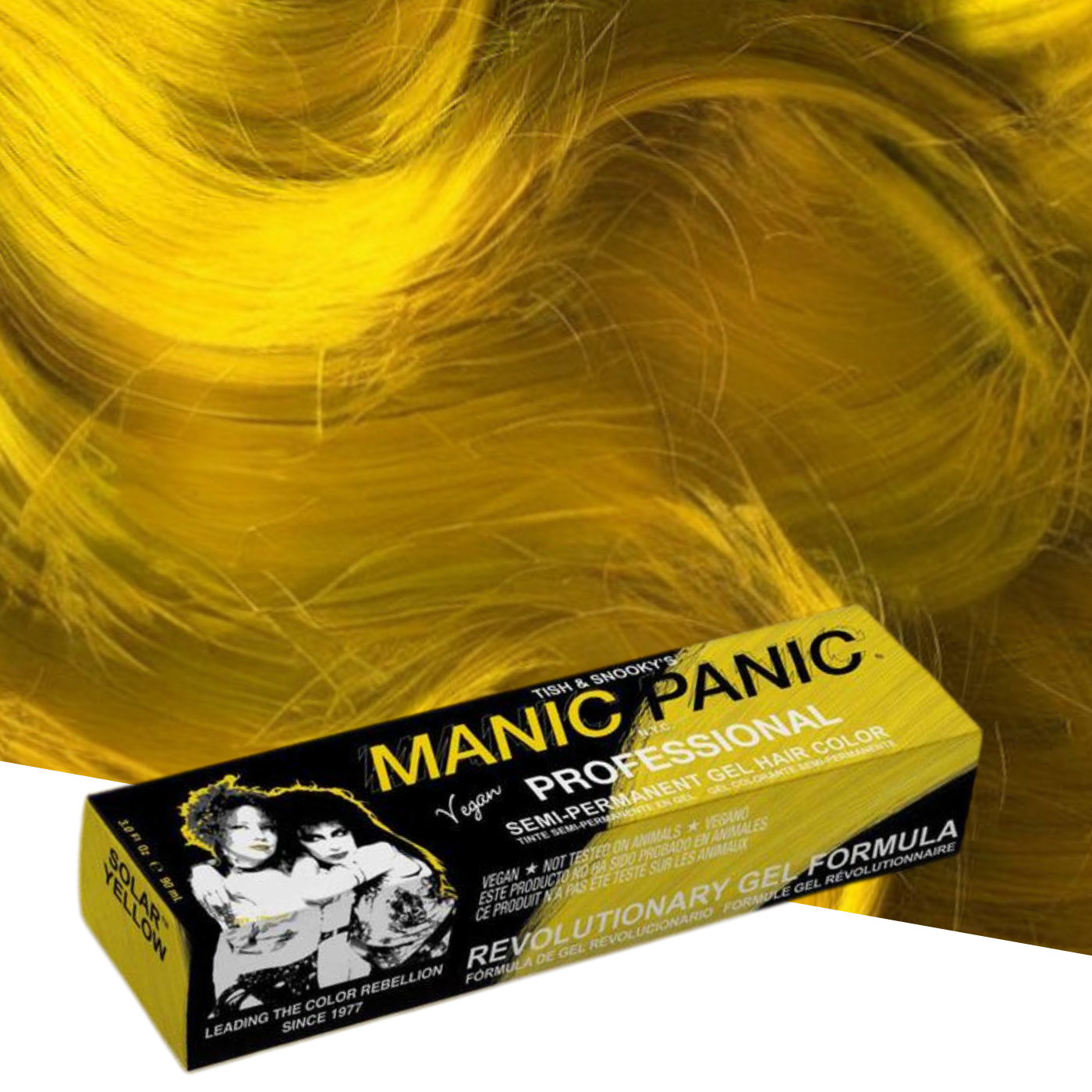 Vopsea Gel de Par Semipermanenta Solar Yellow - Manic Panic Professional 90ml