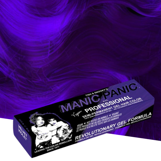 Vopsea Gel de Par Semipermanenta Velvet Violet - Manic Panic Professional 90ml