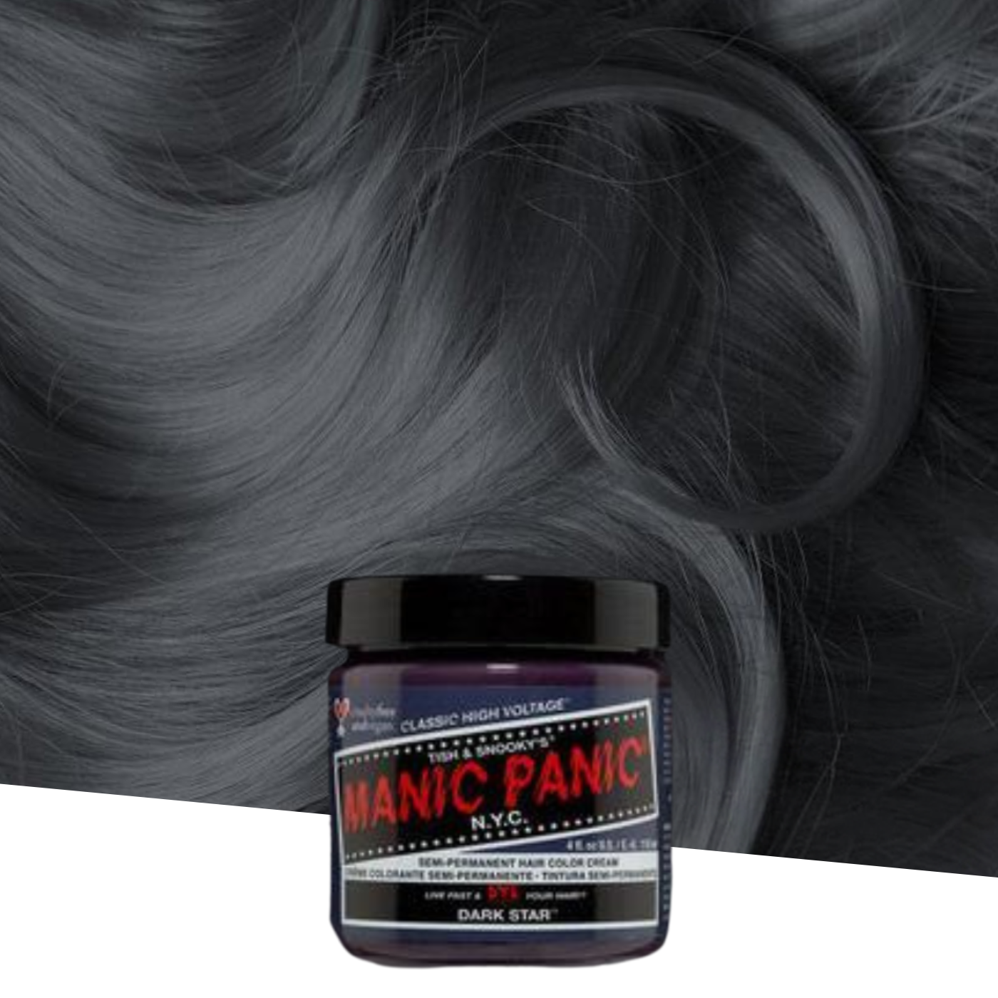 Vopsea de Par Semipermanenta Dark Star - Manic Panic 118 ml