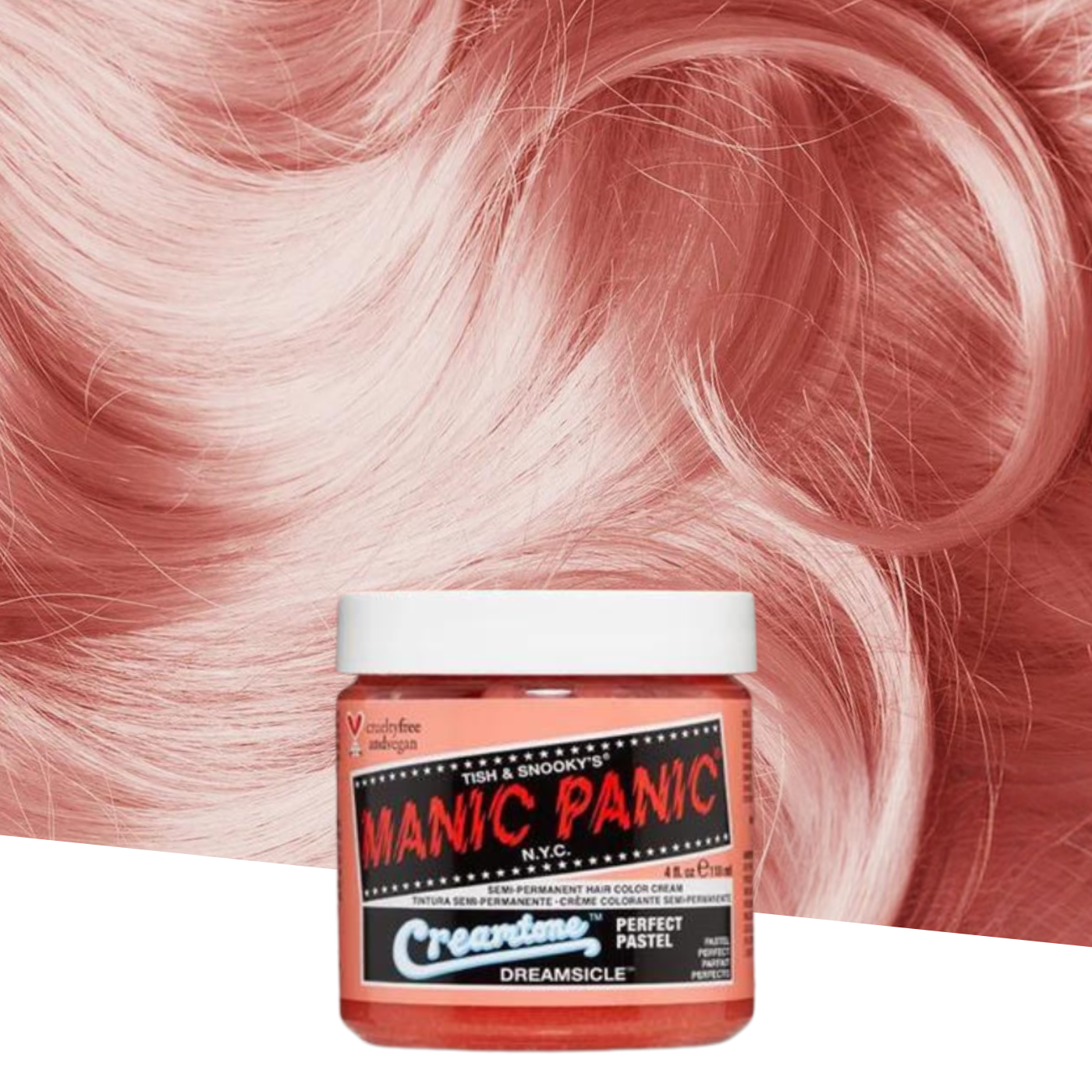 Vopsea de Par Semipermanenta Dreamsicle - Manic Panic 118 ml