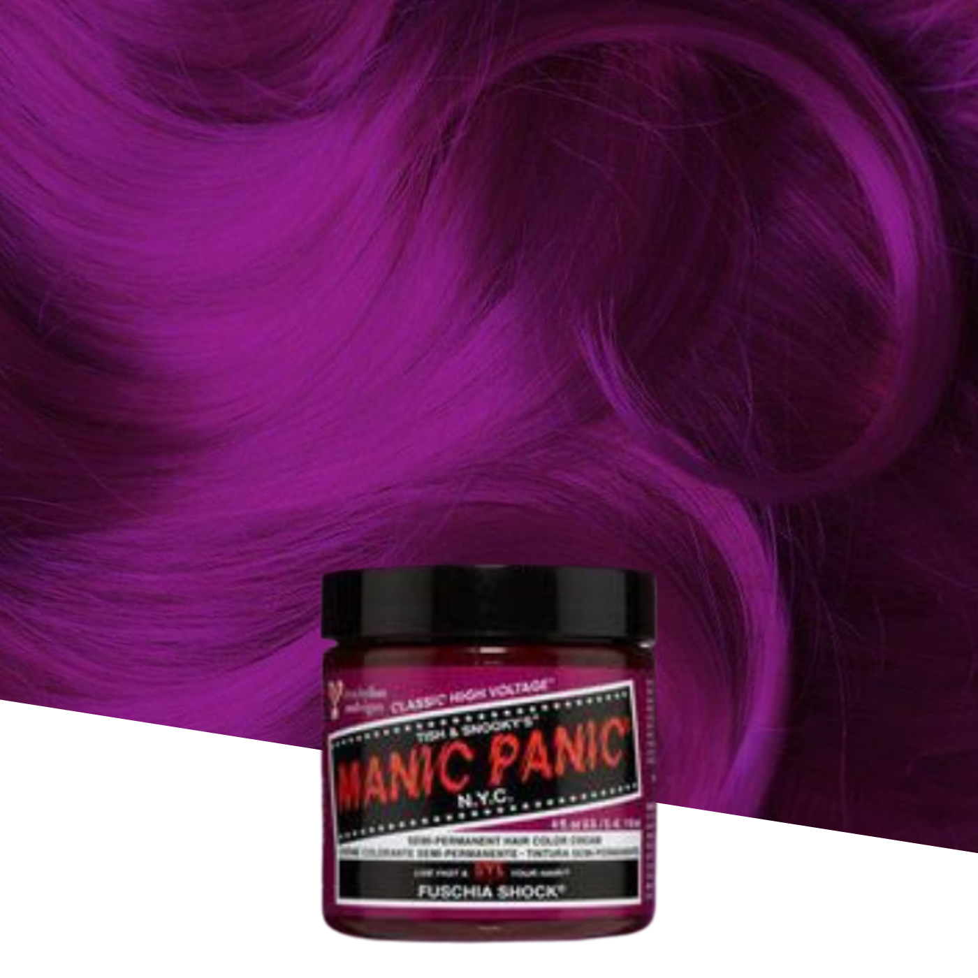 Vopsea de Par Semipermanenta Fuschia Shock - Manic Panic 118 ml