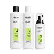 Set ingrijire pentru par subtiat System 2 - Nioxin (sampon, balsam si tratament)