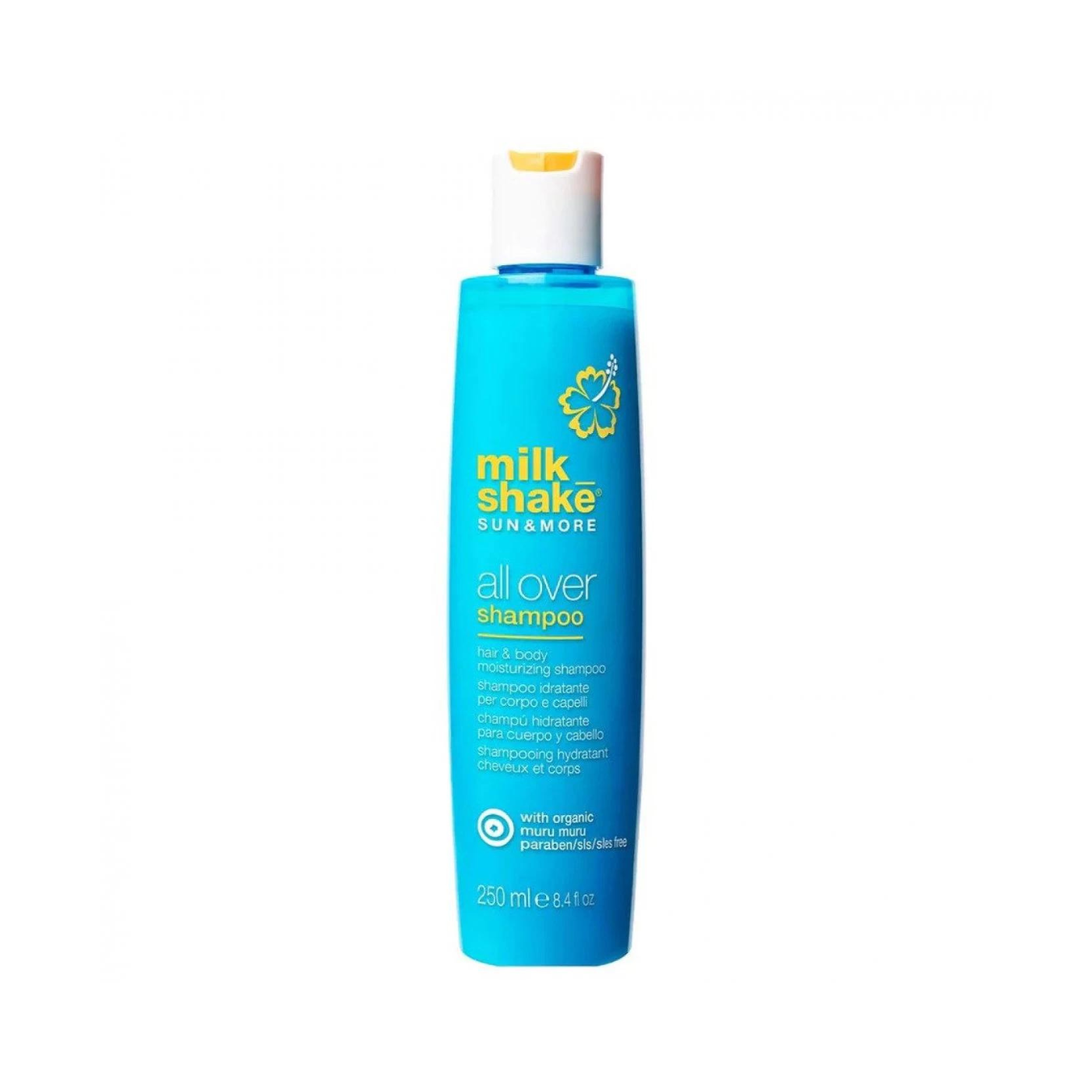 Sampon protectie solara pentru par si corp, Sun &amp; More, All Over, 250ml -Milkshake