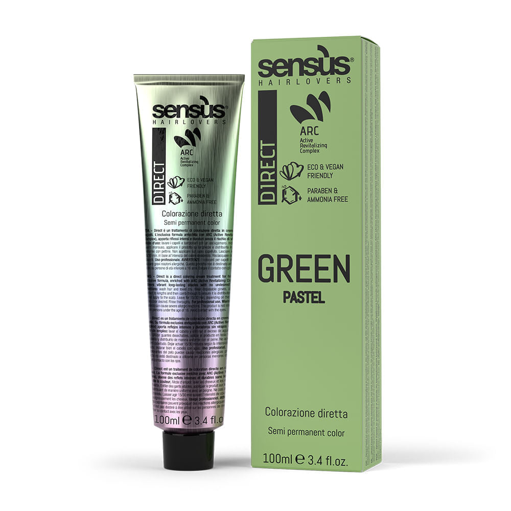 Vopsea profesionala | Sensus Direct Pastel Green 100ml