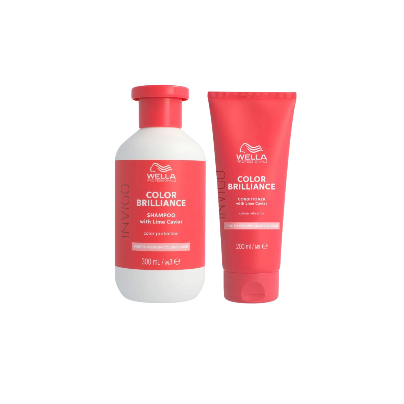 Pachet par fin si vopsit | Wella Brilliance Fine (Sampon 250ml, Balsam 200ml)