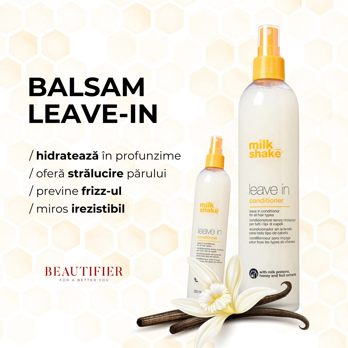 Balsam hidratant "Leave In", 350ml - Milkshake