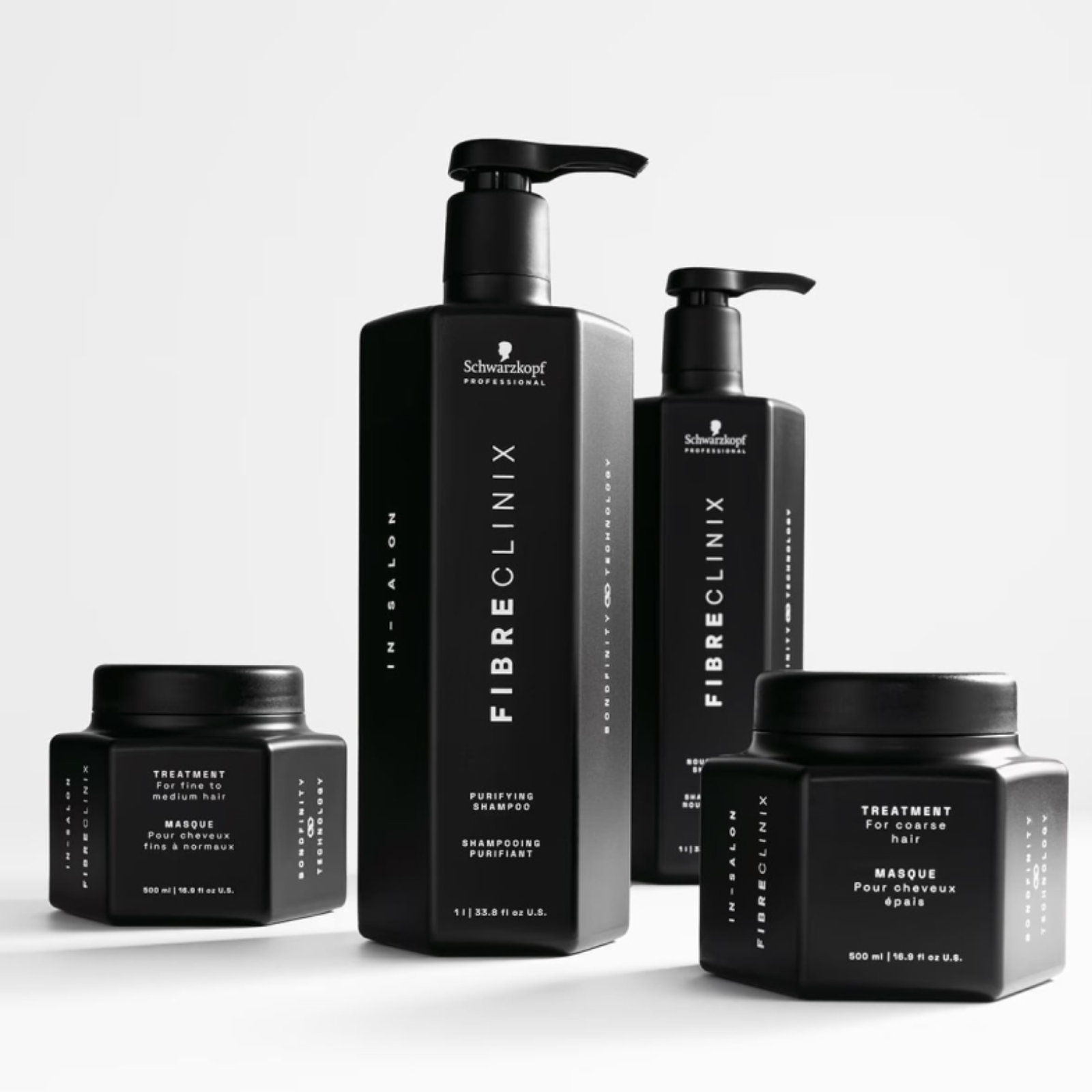 Șampon Purificator pentru Toate Tipurile de Păr | Schwarzkopf Professional Fibre Clinix 1000ml