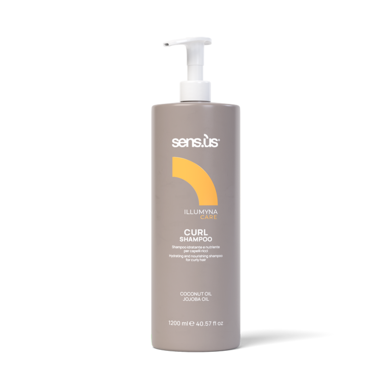 Sampon hidratant pentru par cret sau ondulat | Sensus Illumyna Care Curl Shampoo 1200 ml