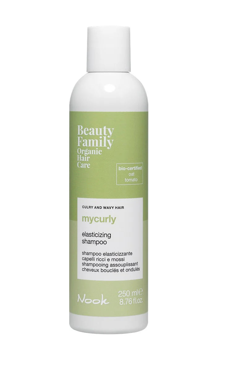 Șampon organic păr creț si ondulat | Nook Beauty Family MyCurly Elasticizing Shampoo 250ml