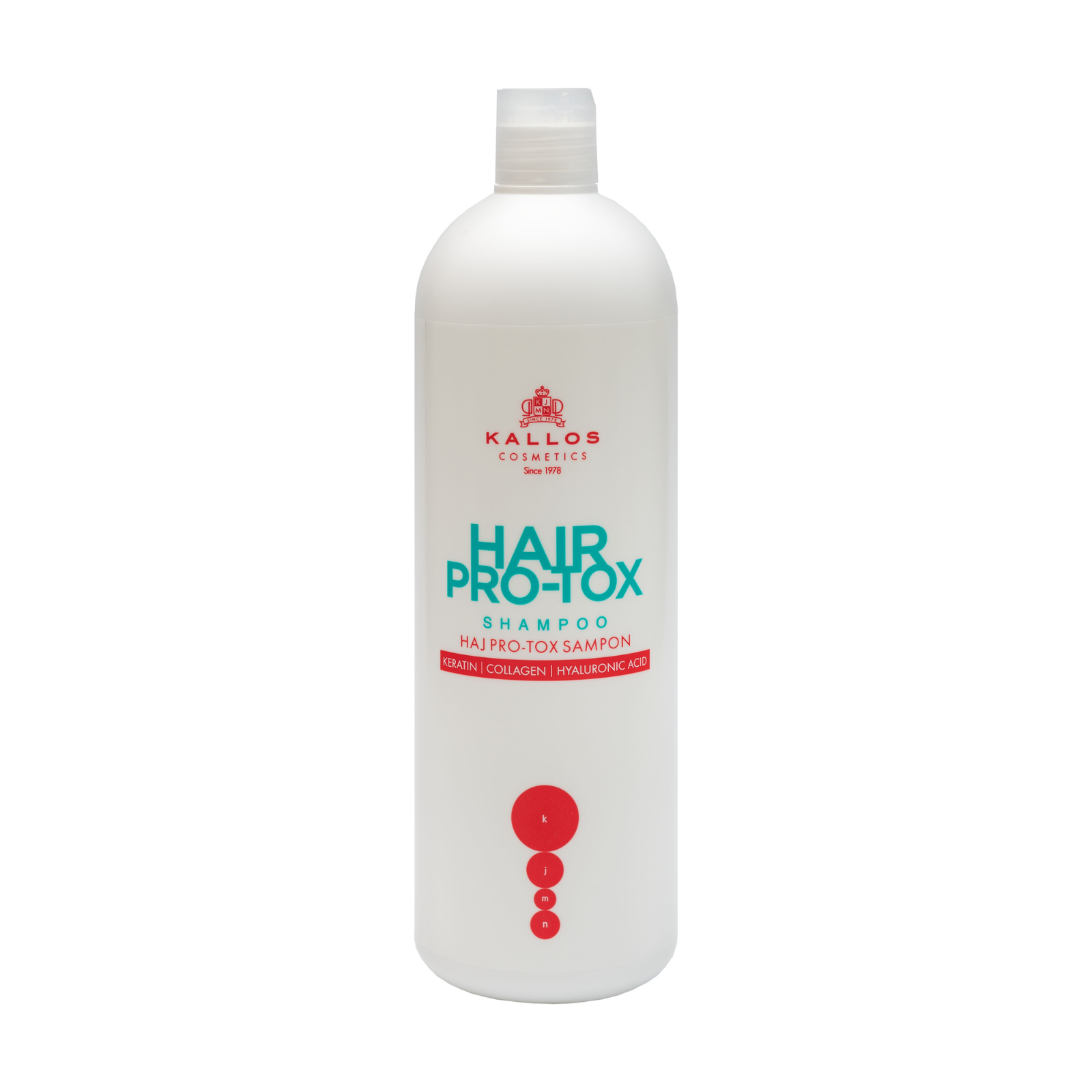 Șampon regenerare păr deteriorat | Kallos KJMN Hair Pro-Tox Shampoo 1000 ml