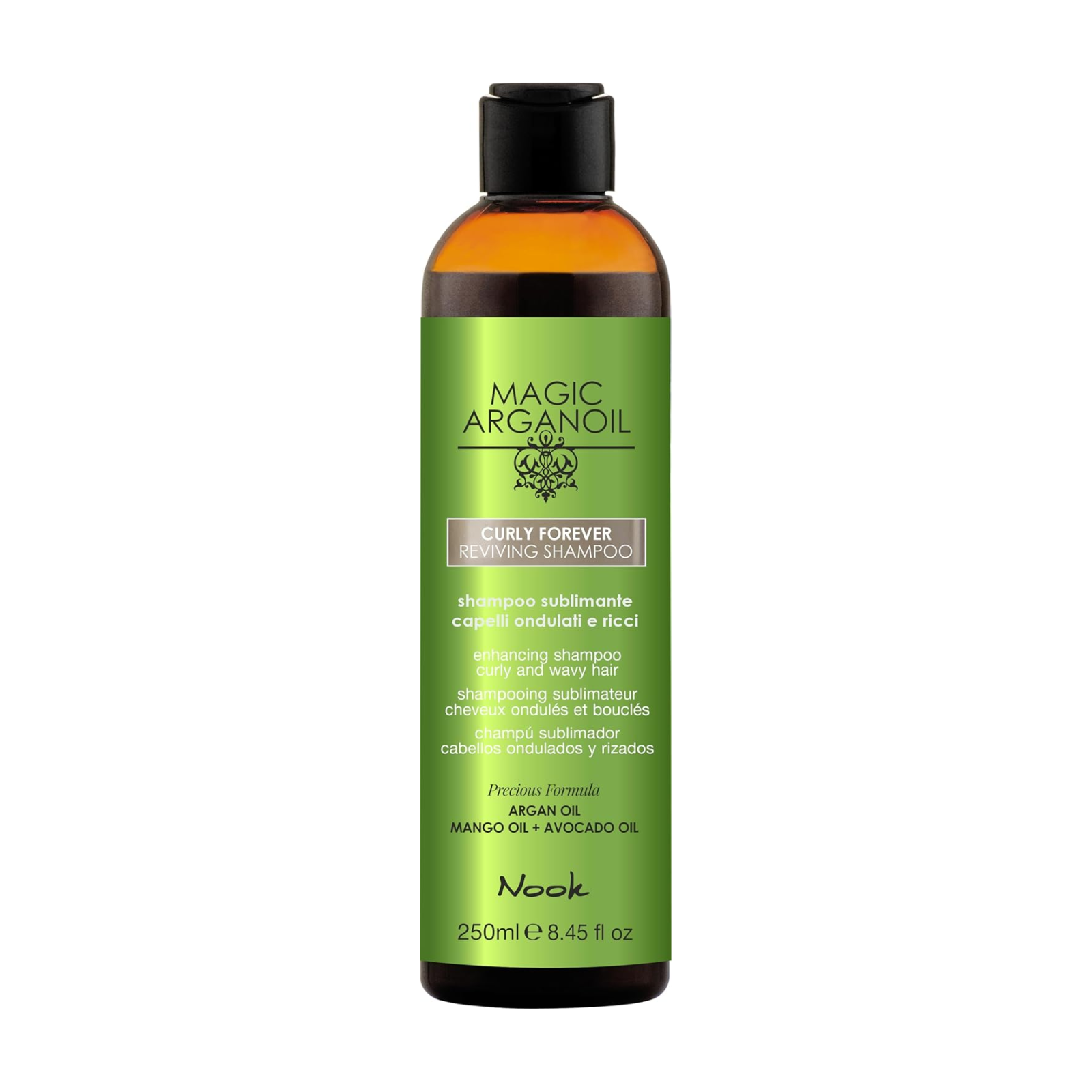 Șampon revigorant pentru păr creț și ondulat | Nook Magic Arganoil Curly Forever Reviving Shampoo 250ml Beautifier