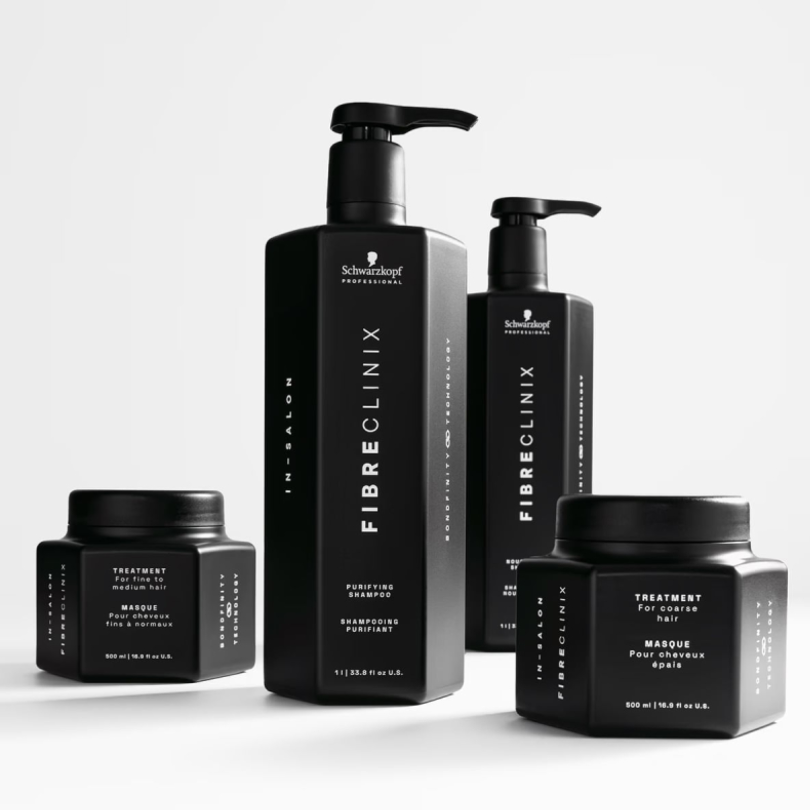 Șampon nutritiv pentru păr uscat și deteriorat | Schwarzkopf Professional Fibre Clinix Bondfinity Nourishing Shampoo 1000ml