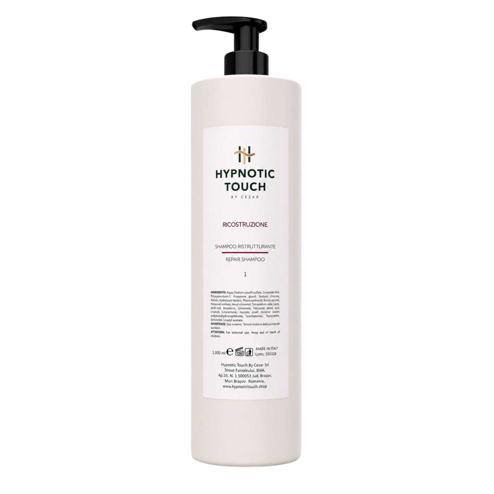 Șampon reconstrucție intensă | Hypnotic Touch Ricostruzione Repair Shampoo 1000ml