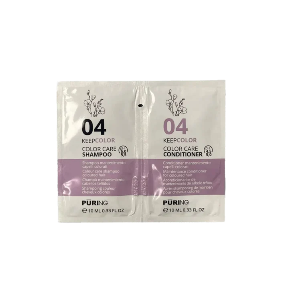 Șampon si balsam pentru par colorat | Puring Keepcolor 10ml+10ml Beautifier Romania