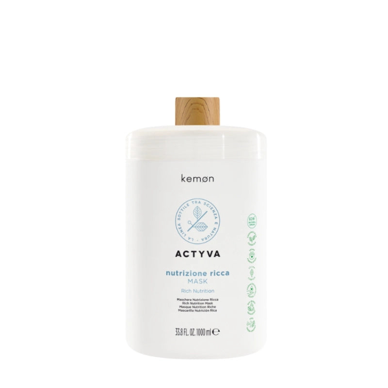 Masca intens hidratanta Kemon ACTYVA Nutrizione Ricca 1000ml
