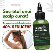 Scrub exfoliant pentru scalp Purifying Scrub - Tricobotanica 100 ml